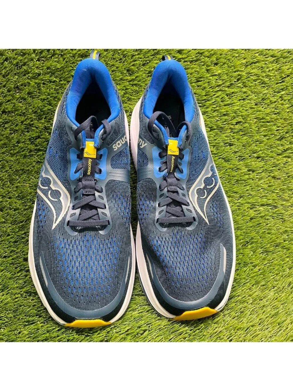 Saucony Guide 18 Mens Size 10.5 Blue Athletic Running Walking Shoes Sneakers
